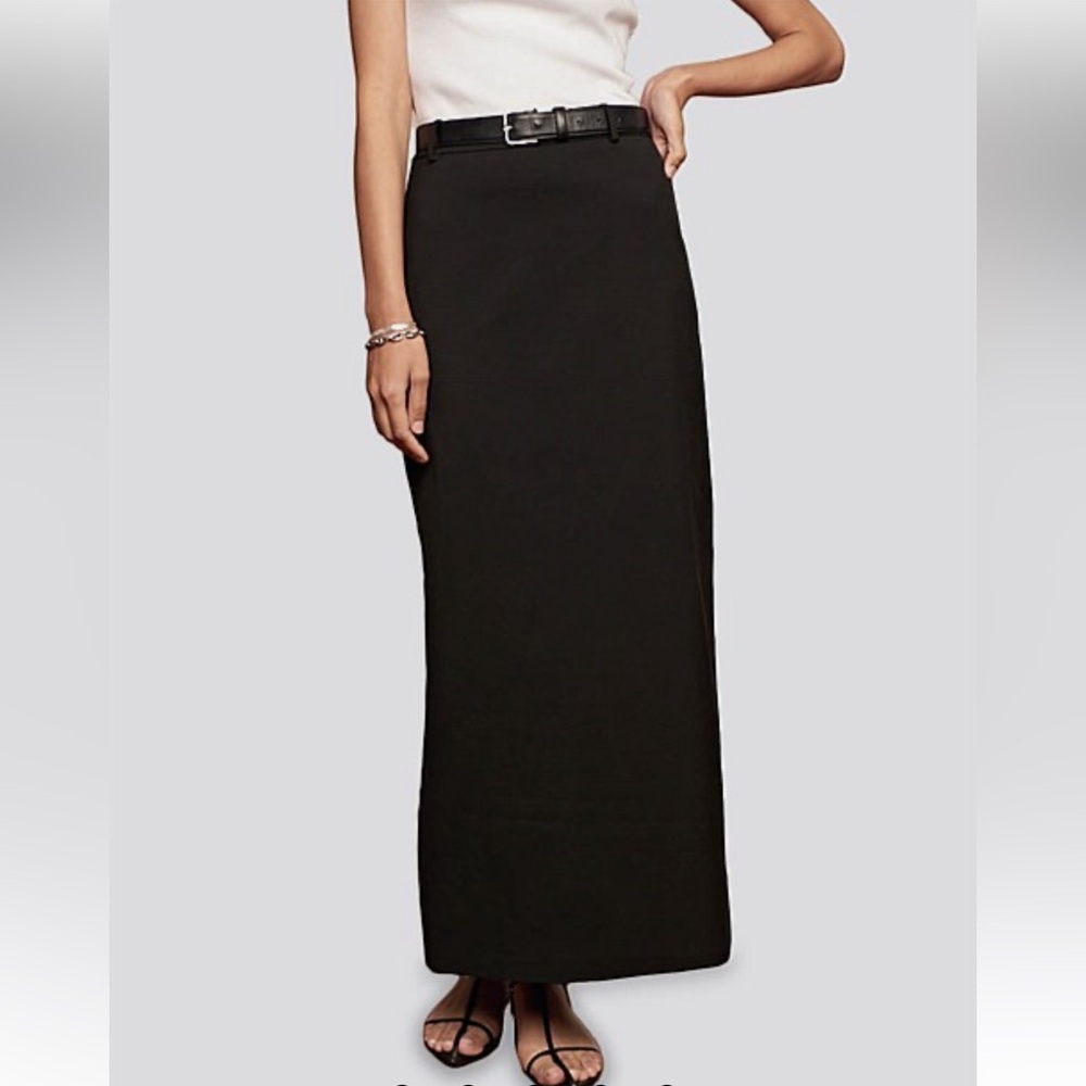Pixie Market Black Nia Maxi Skirt size S
